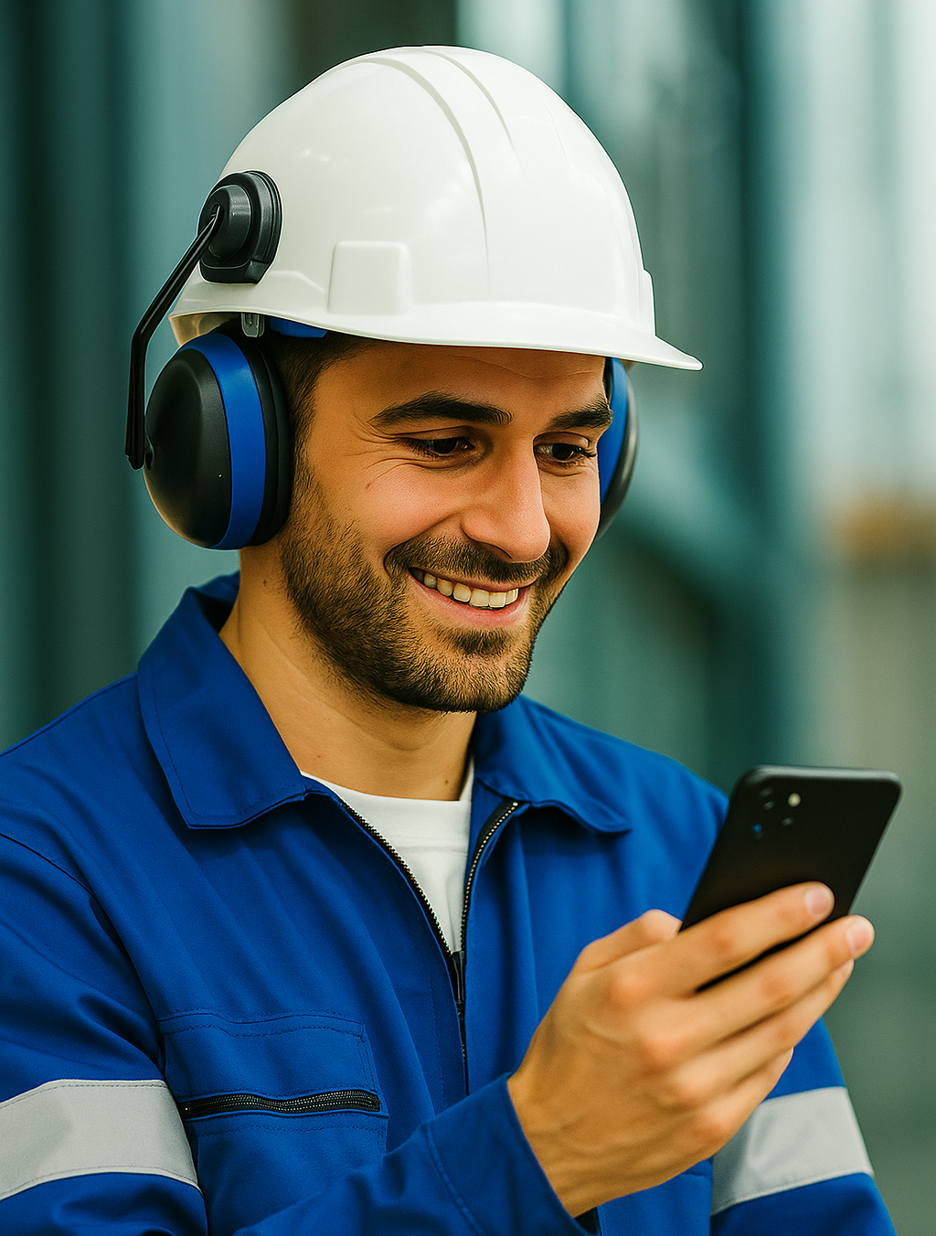 Foto olhando o celular